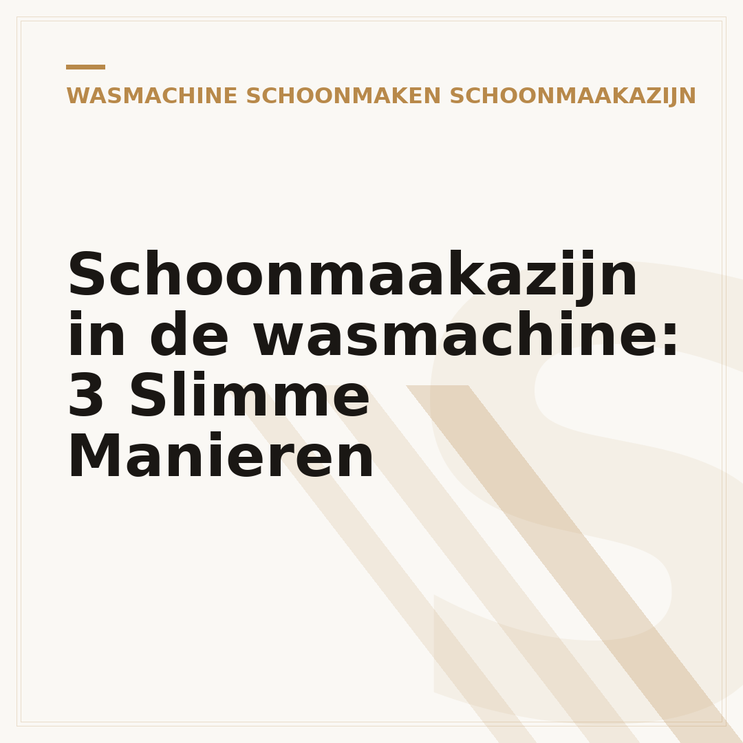 Schoonmaakazijn in de wasmachine: 3 Slimme Manieren
