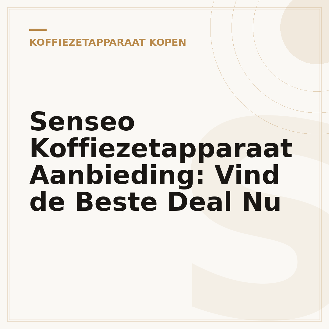 Senseo Koffiezetapparaat Aanbieding: Vind de Beste Deal Nu