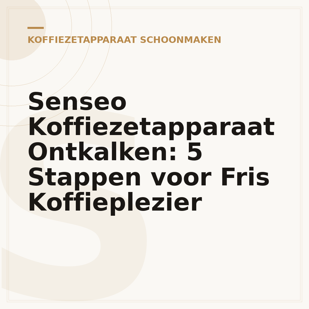 Senseo Koffiezetapparaat Ontkalken: 5 Stappen voor Fris Koffieplezier