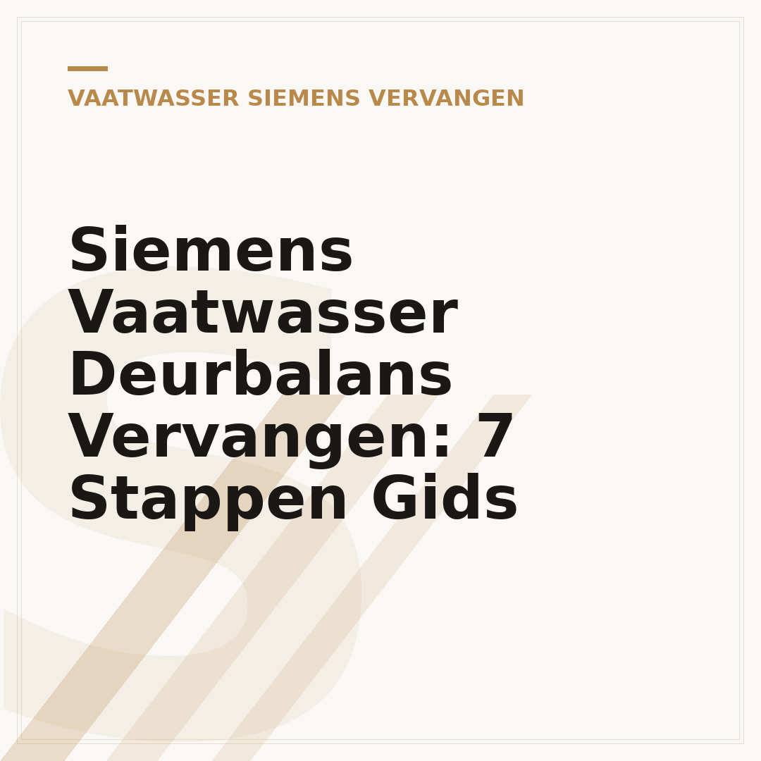Siemens Vaatwasser Deurbalans Vervangen: 7 Stappen Gids
