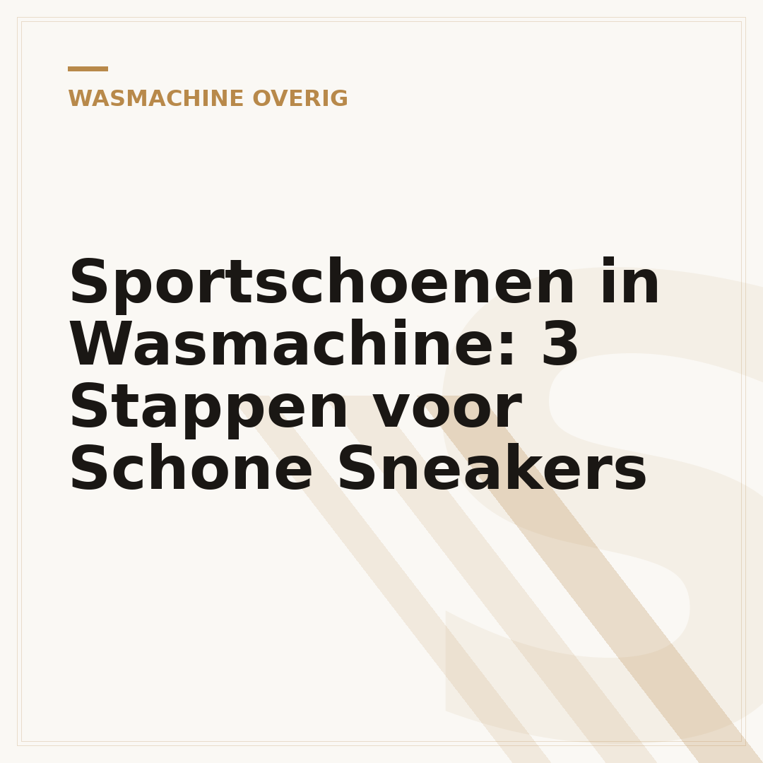 Sportschoenen in Wasmachine: 3 Stappen voor Schone Sneakers