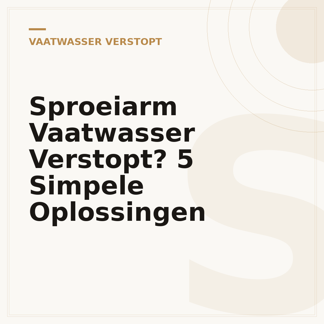 Sproeiarm Vaatwasser Verstopt? 5 Simpele Oplossingen