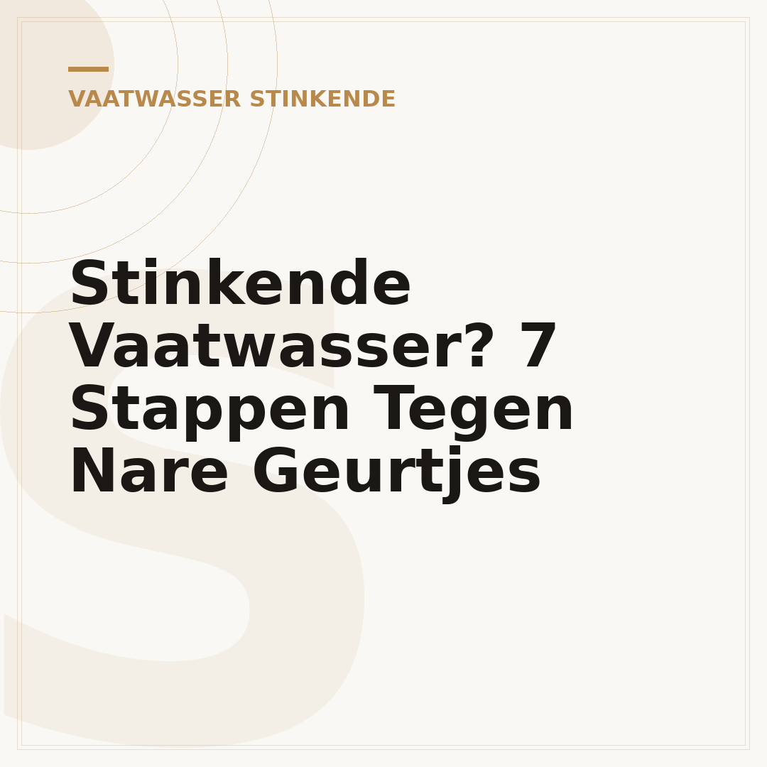 Stinkende Vaatwasser? 7 Stappen Tegen Nare Geurtjes