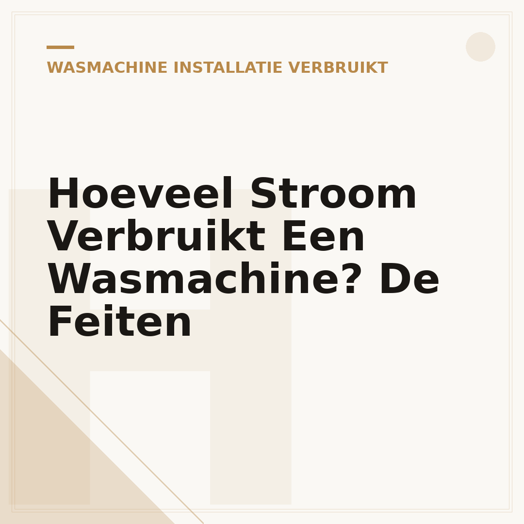 Hoeveel Stroom Verbruikt Een Wasmachine? De Feiten