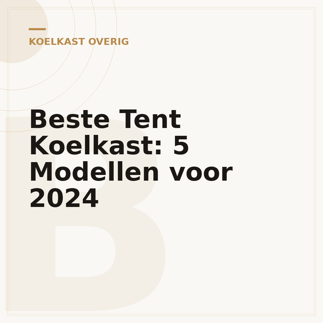 Beste Tent Koelkast: 5 Modellen voor 2024