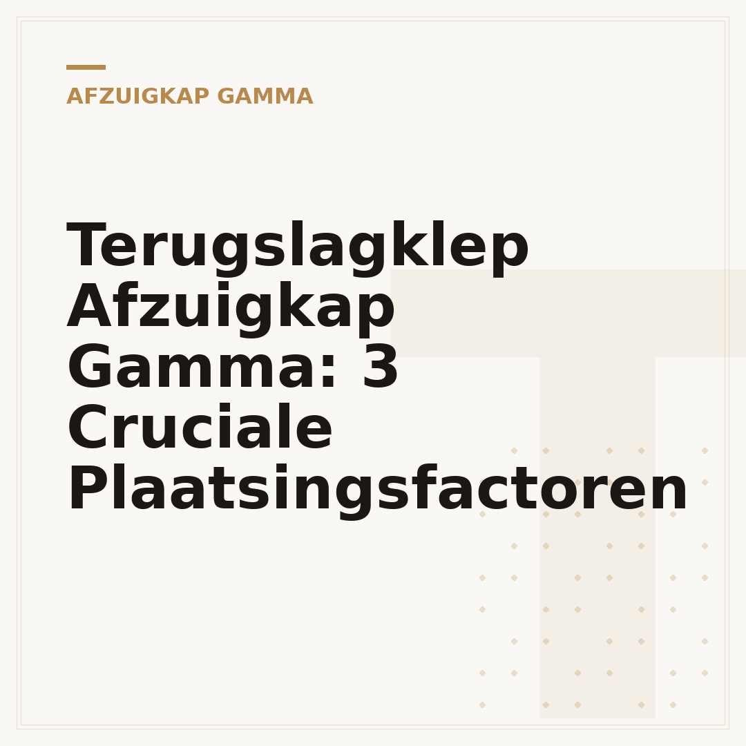 Terugslagklep Afzuigkap Gamma: 3 Cruciale Plaatsingsfactoren