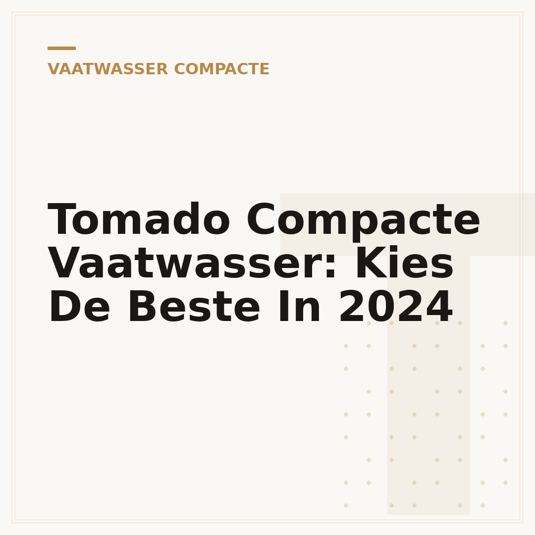Tomado Compacte Vaatwasser: Kies De Beste In 2024