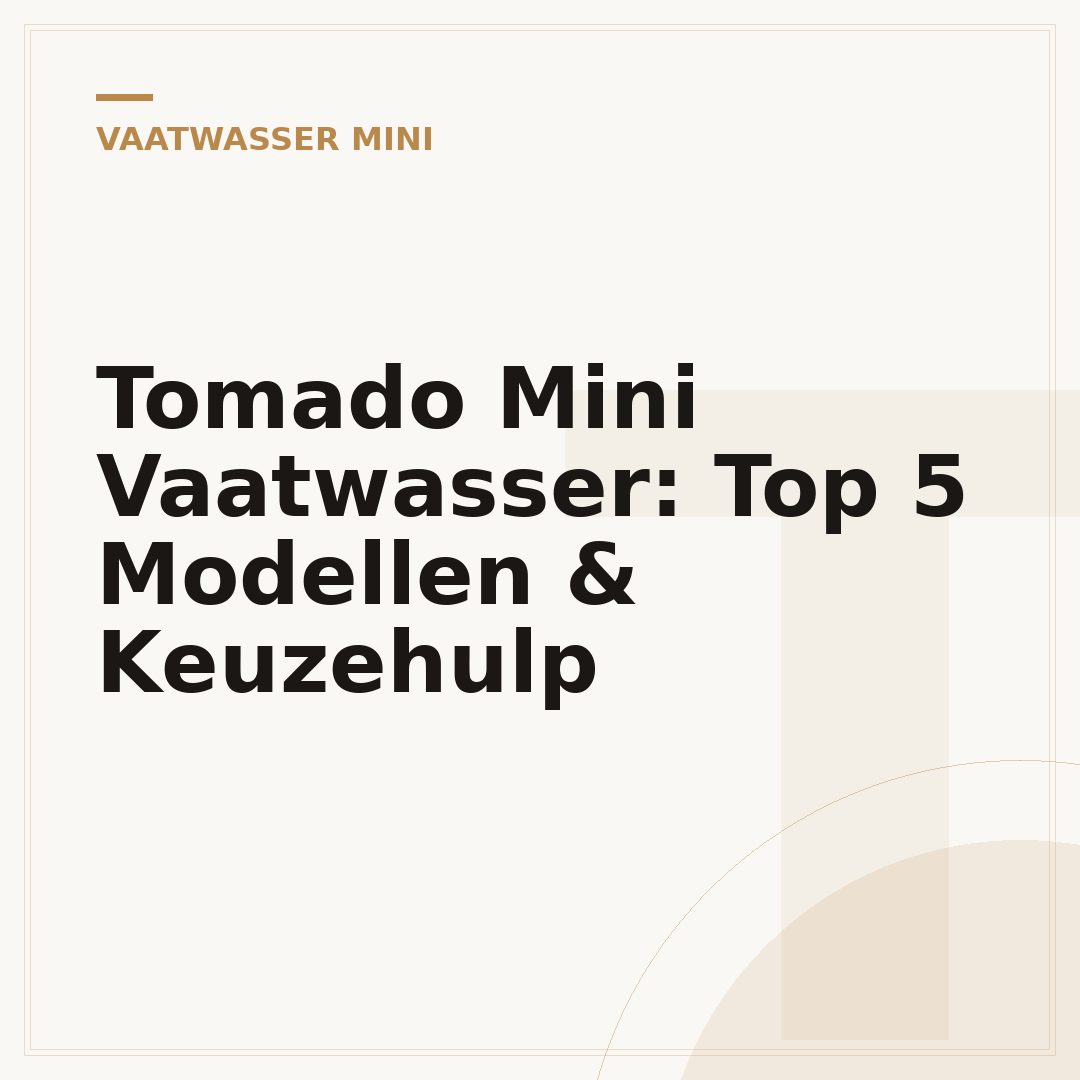 Tomado Mini Vaatwasser: Top 5 Modellen & Keuzehulp