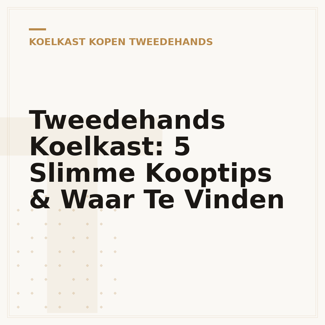 Tweedehands Koelkast: 5 Slimme Kooptips & Waar Te Vinden