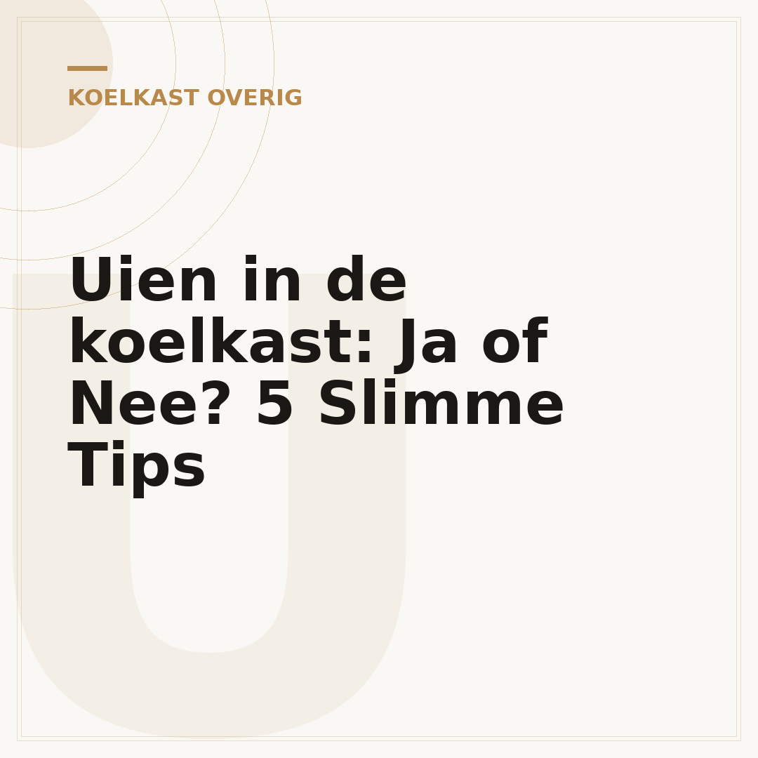 Uien in de koelkast: Ja of Nee? 5 Slimme Tips