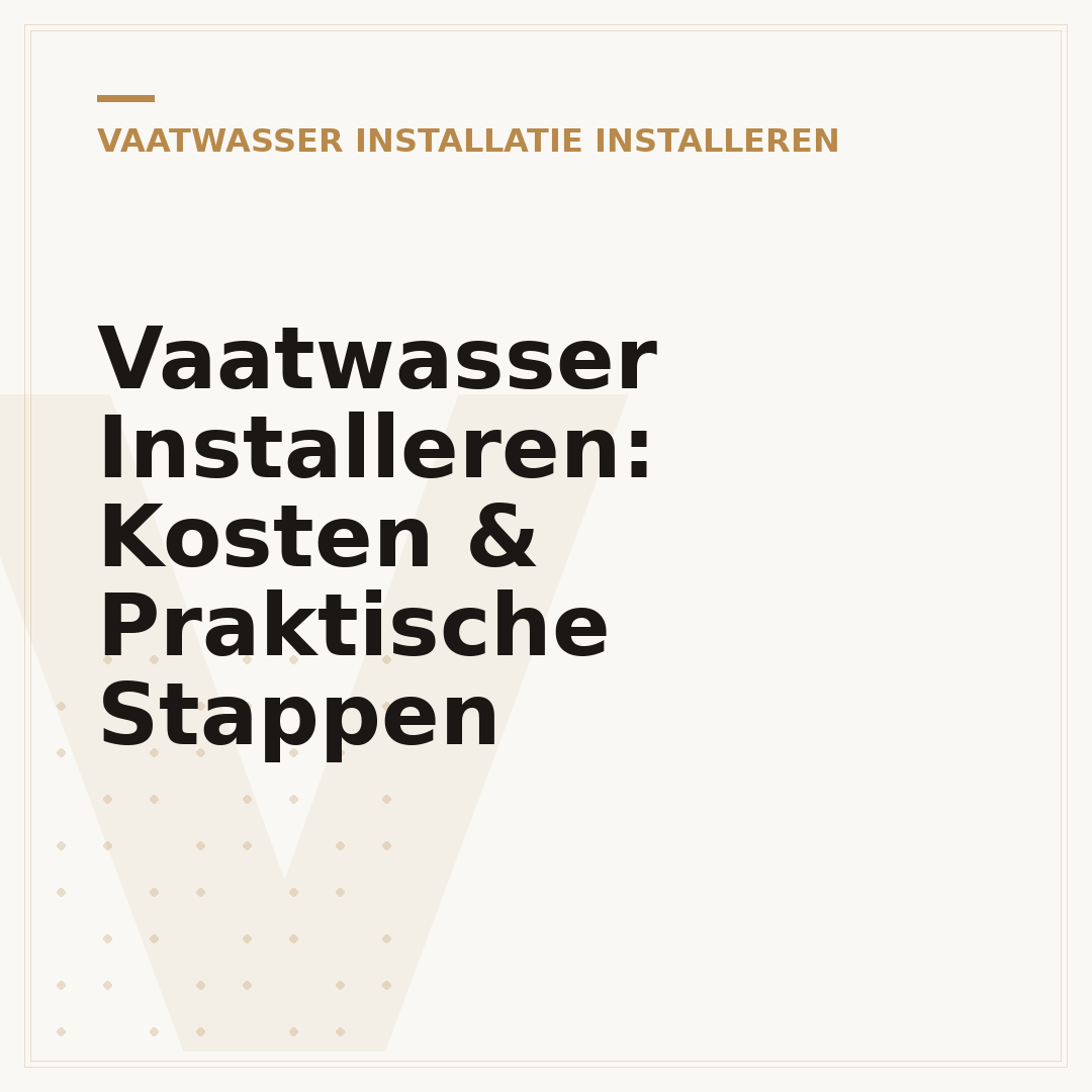 Vaatwasser Installeren: Kosten & Praktische Stappen