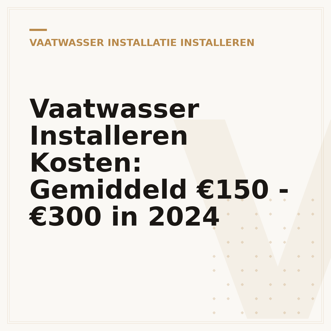 Vaatwasser Installeren Kosten: Gemiddeld €150 - €300 in 2024