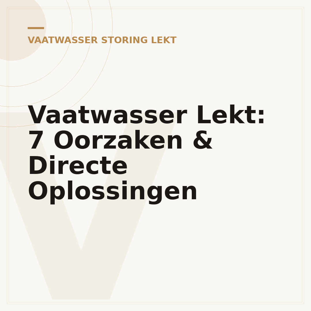 Vaatwasser Lekt: 7 Oorzaken & Directe Oplossingen