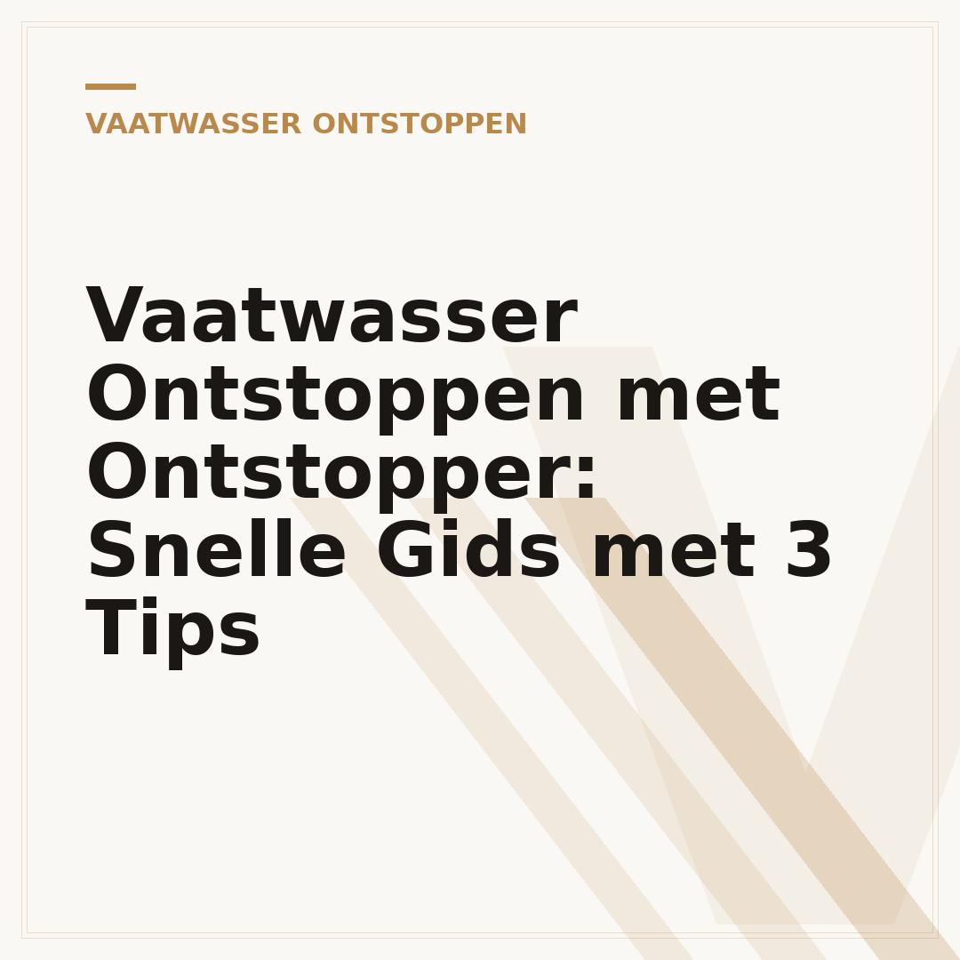 Vaatwasser Ontstoppen met Ontstopper: Snelle Gids met 3 Tips