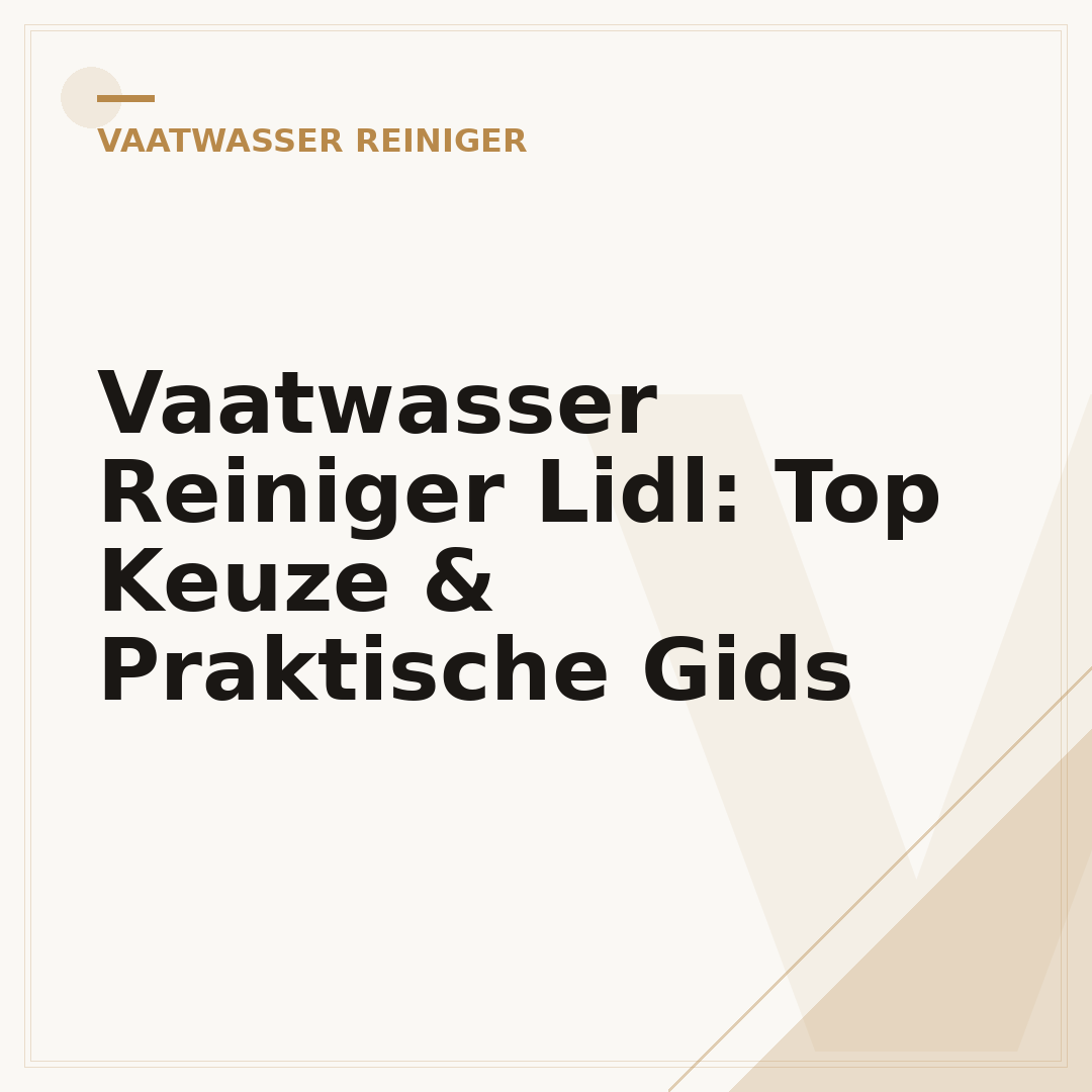 Vaatwasser Reiniger Lidl: Top Keuze & Praktische Gids