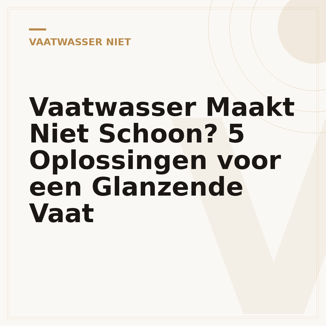 Vaatwasser Maakt Niet Schoon? 5 Oplossingen voor een Glanzende Vaat