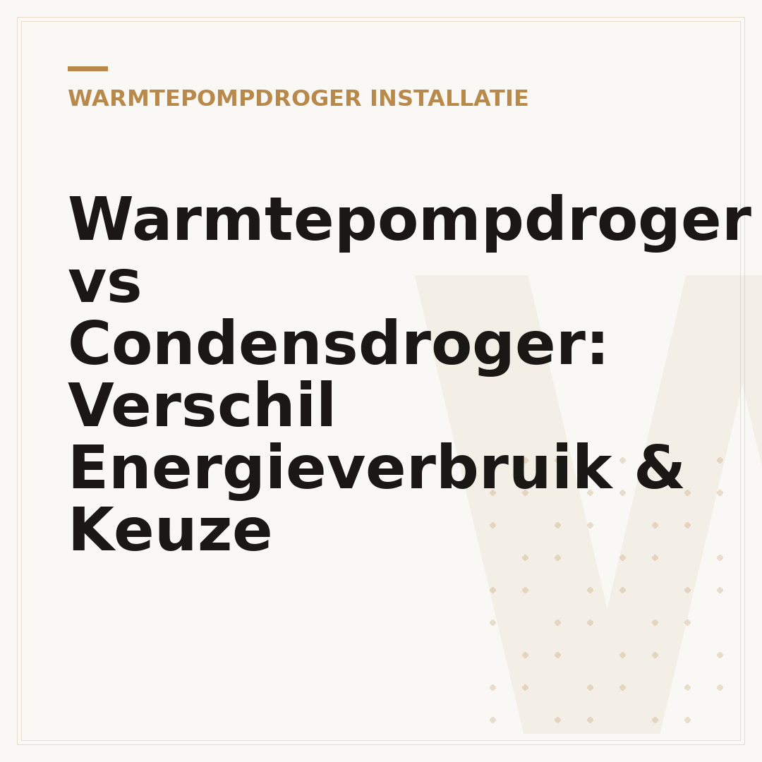 Warmtepompdroger vs Condensdroger: Verschil Energieverbruik & Keuze