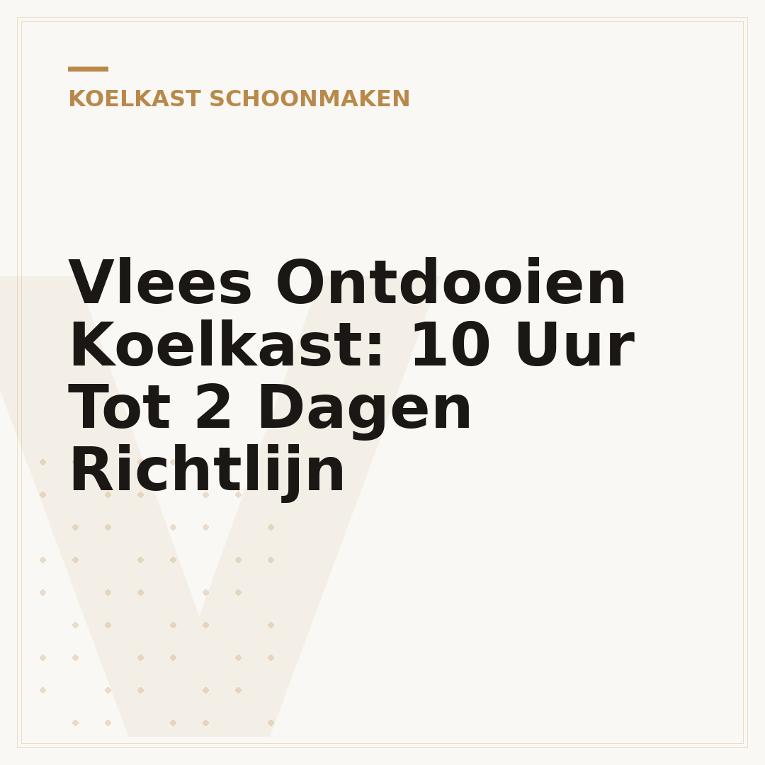 Vlees Ontdooien Koelkast: 10 Uur Tot 2 Dagen Richtlijn