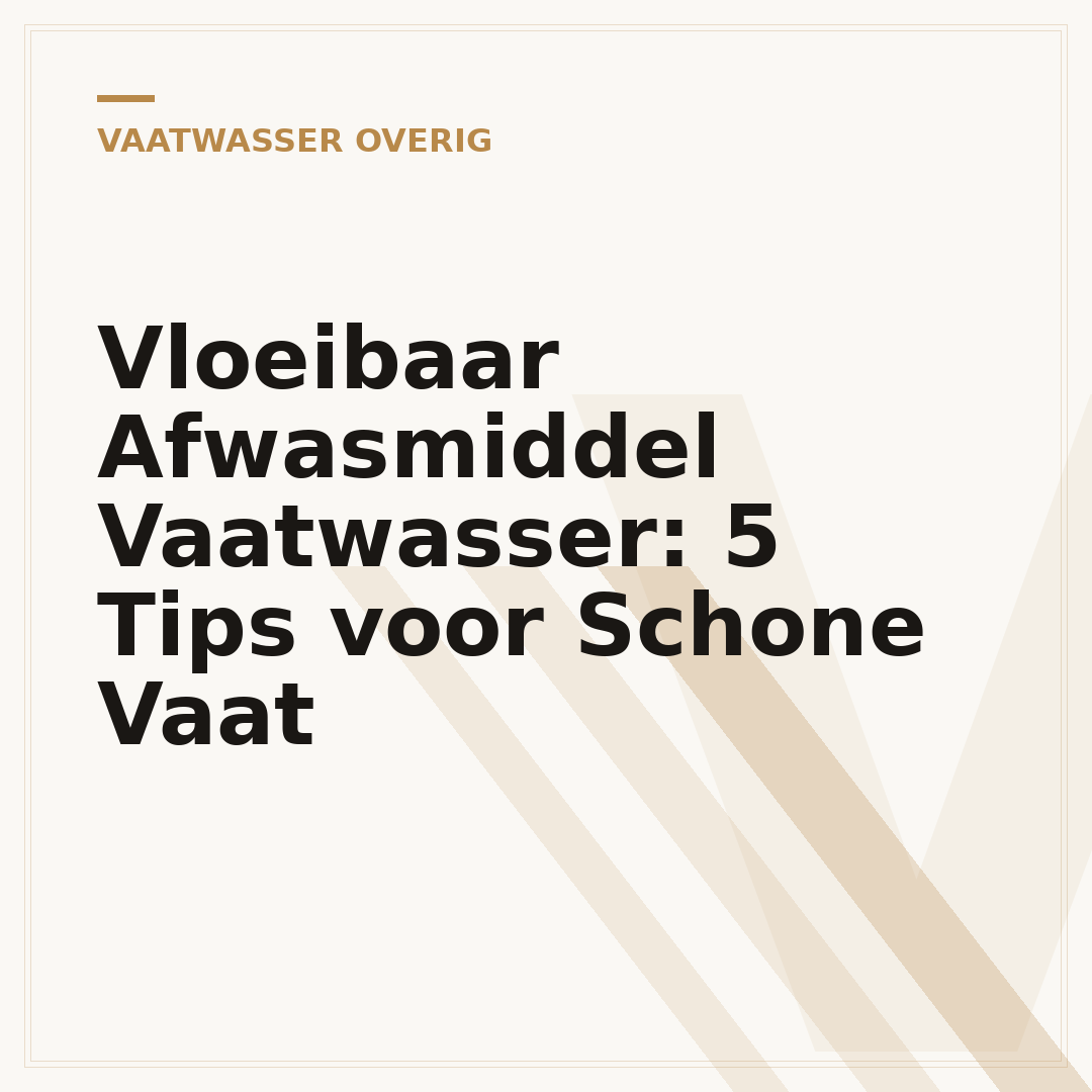 Vloeibaar Afwasmiddel Vaatwasser: 5 Tips voor Schone Vaat