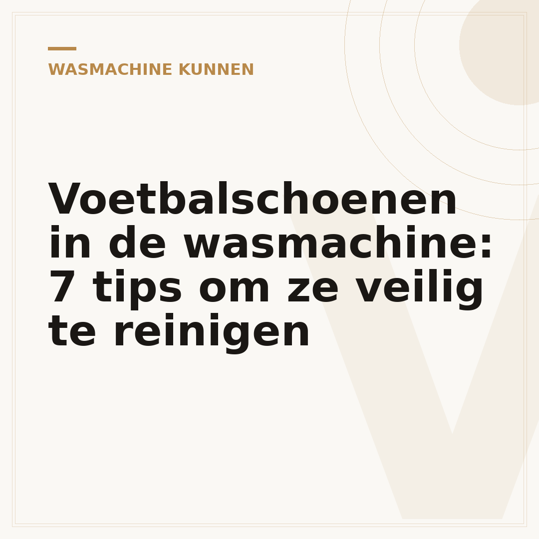 Voetbalschoenen in de wasmachine: 7 tips om ze veilig te reinigen