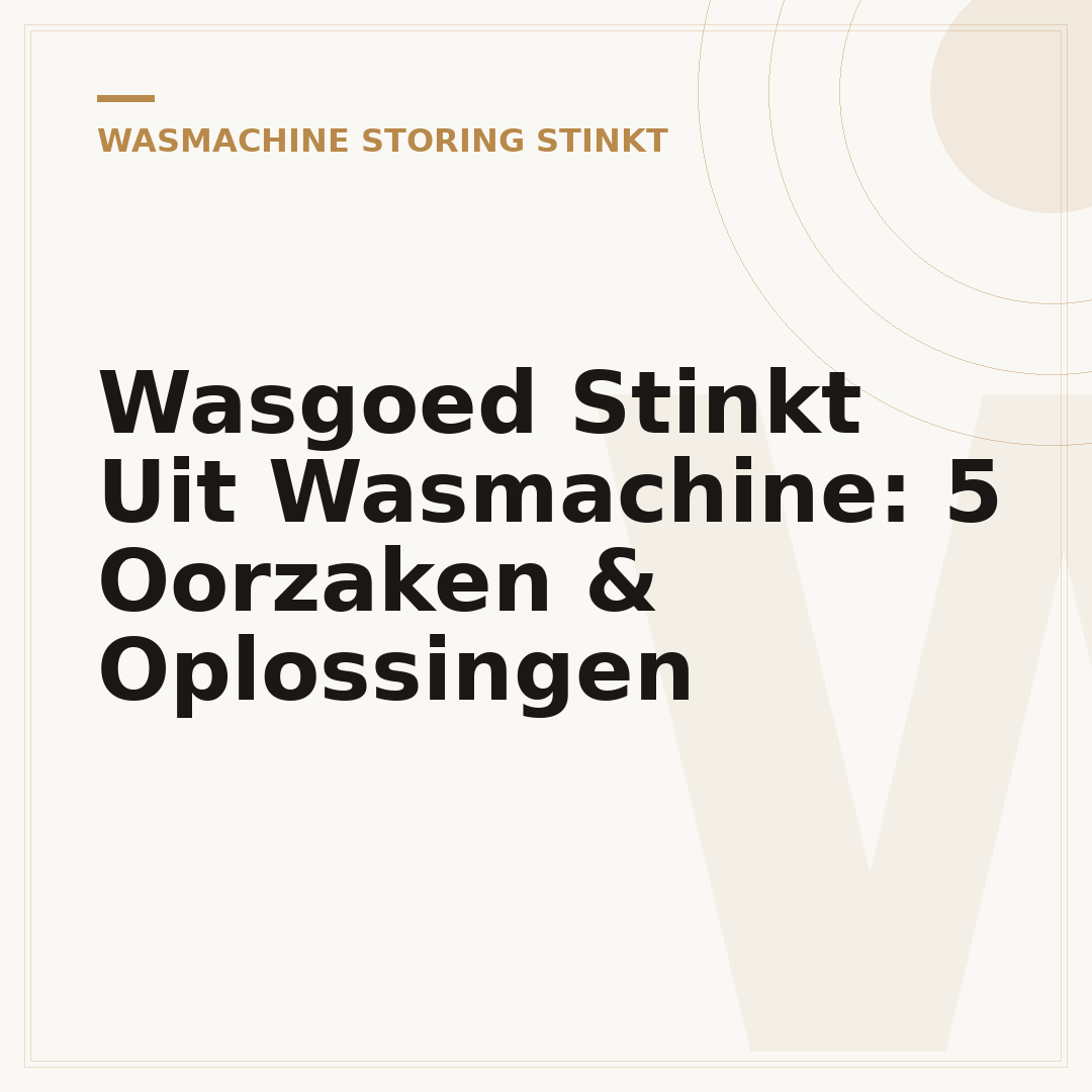 Wasgoed Stinkt Uit Wasmachine: 5 Oorzaken & Oplossingen