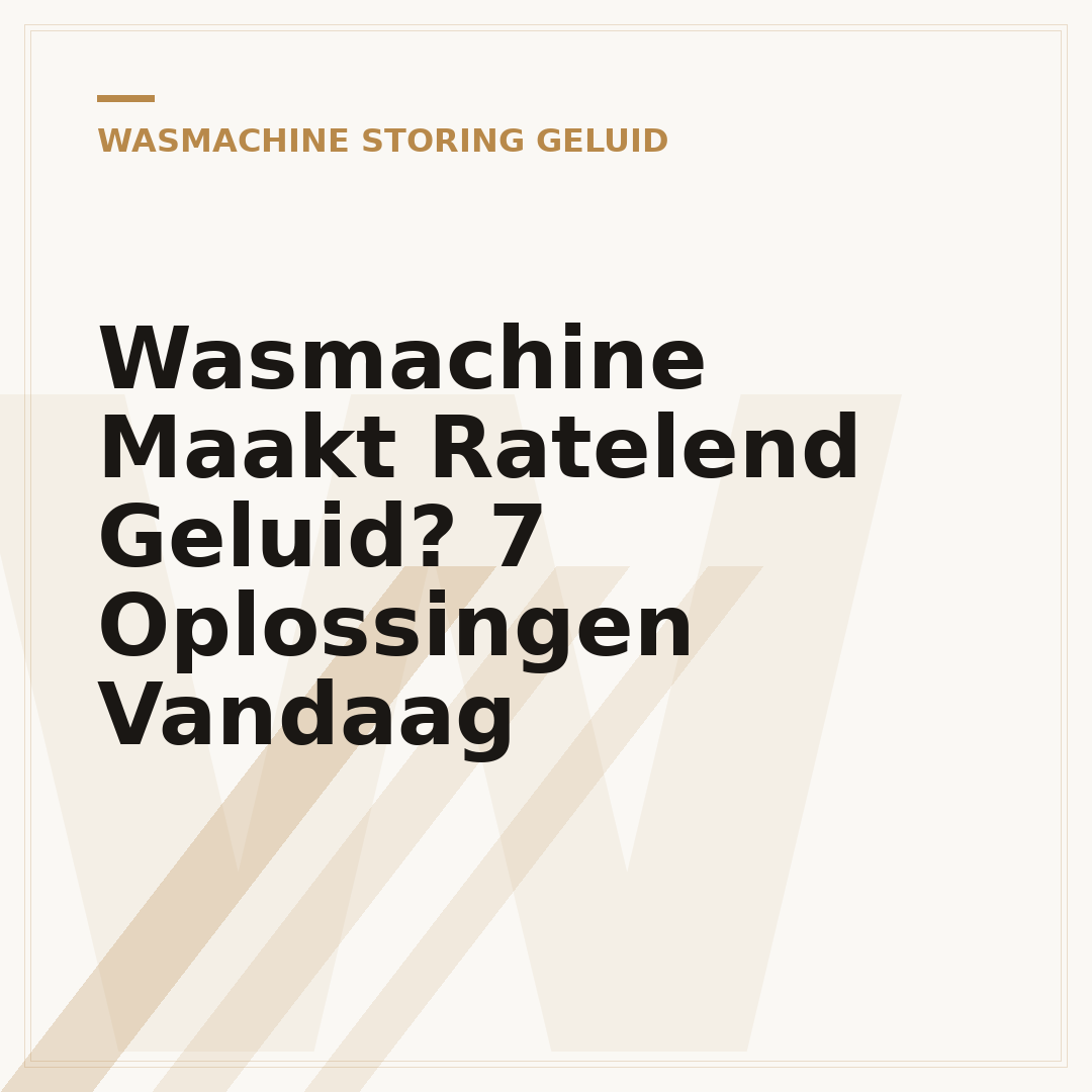 Wasmachine Maakt Ratelend Geluid? 7 Oplossingen Vandaag