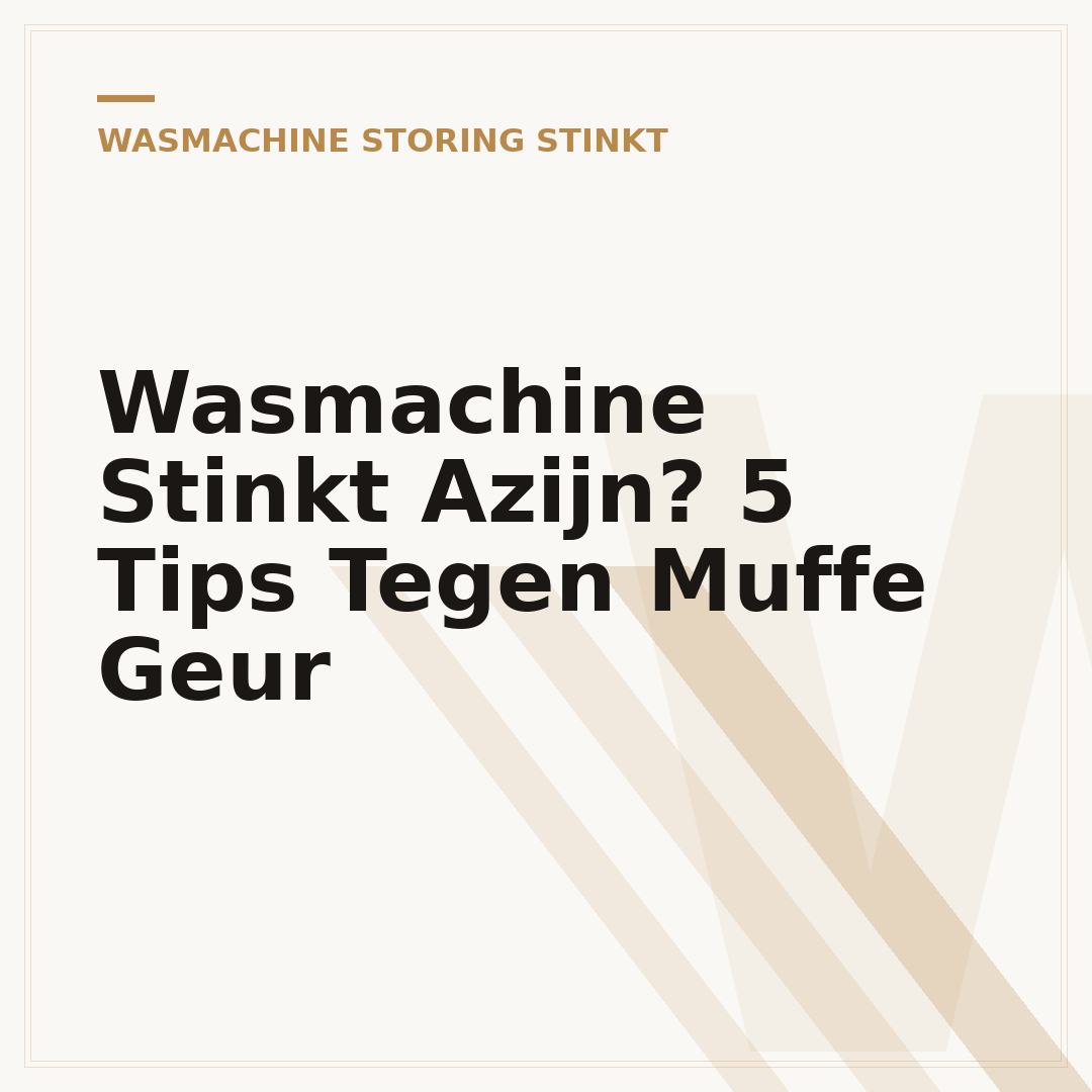 Wasmachine Stinkt Azijn? 5 Tips Tegen Muffe Geur