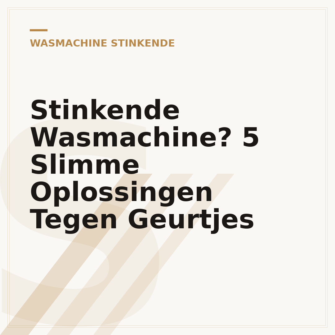Stinkende Wasmachine? 5 Slimme Oplossingen Tegen Geurtjes