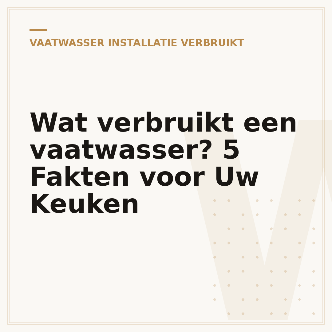 Wat verbruikt een vaatwasser? 5 Fakten voor Uw Keuken