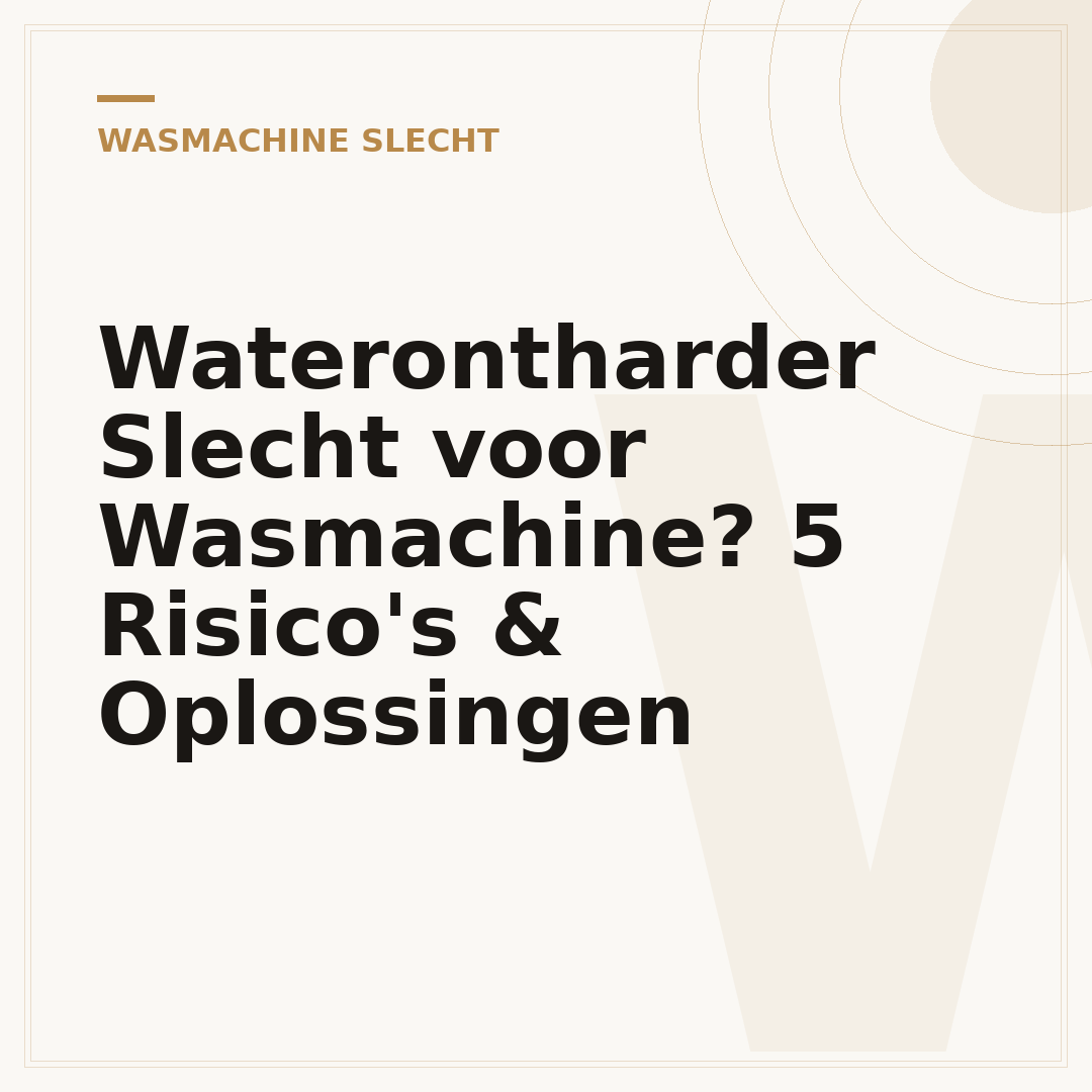 Waterontharder Slecht voor Wasmachine? 5 Risico's & Oplossingen