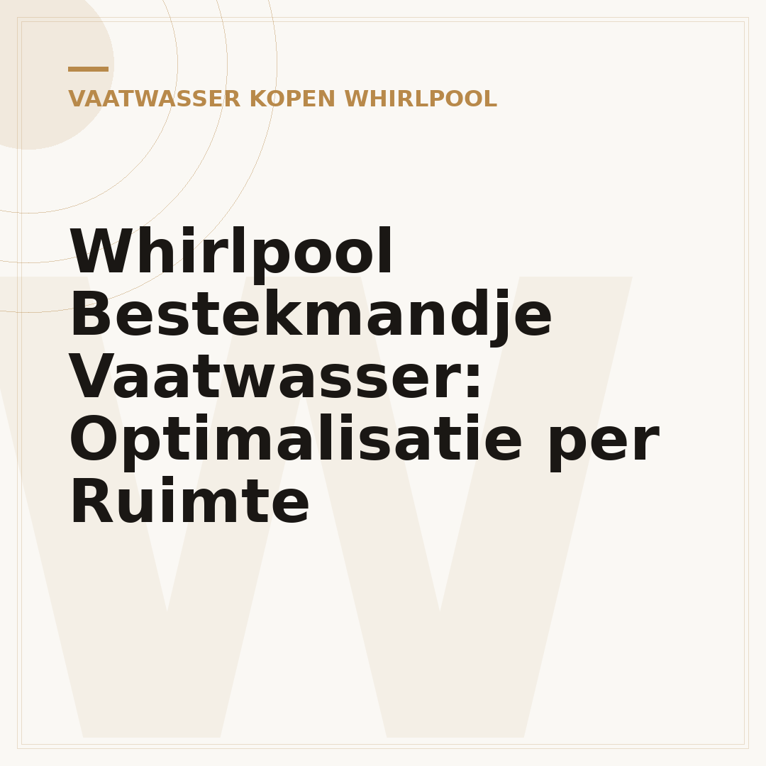 Whirlpool Bestekmandje Vaatwasser: Optimalisatie per Ruimte