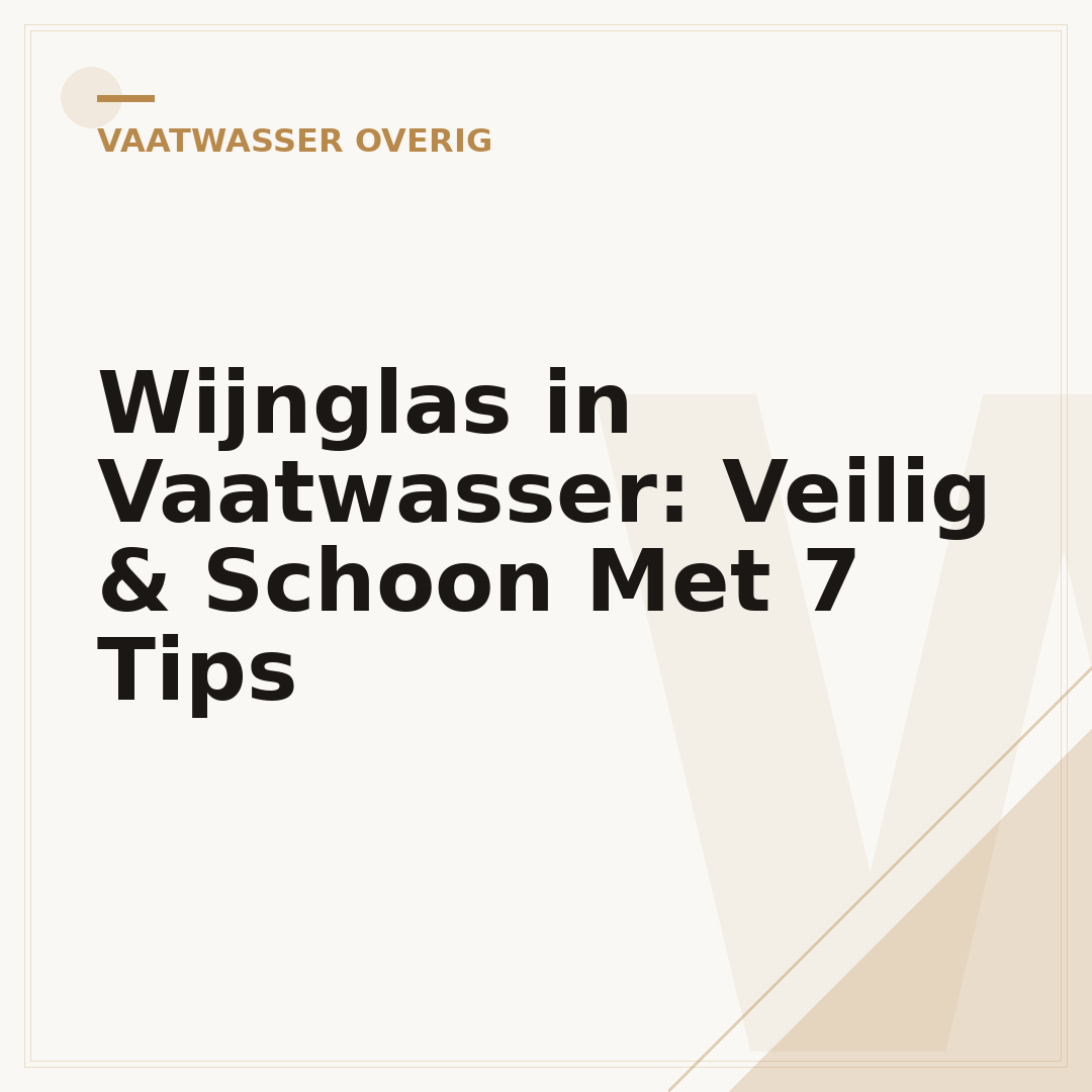 Wijnglas in Vaatwasser: Veilig & Schoon Met 7 Tips