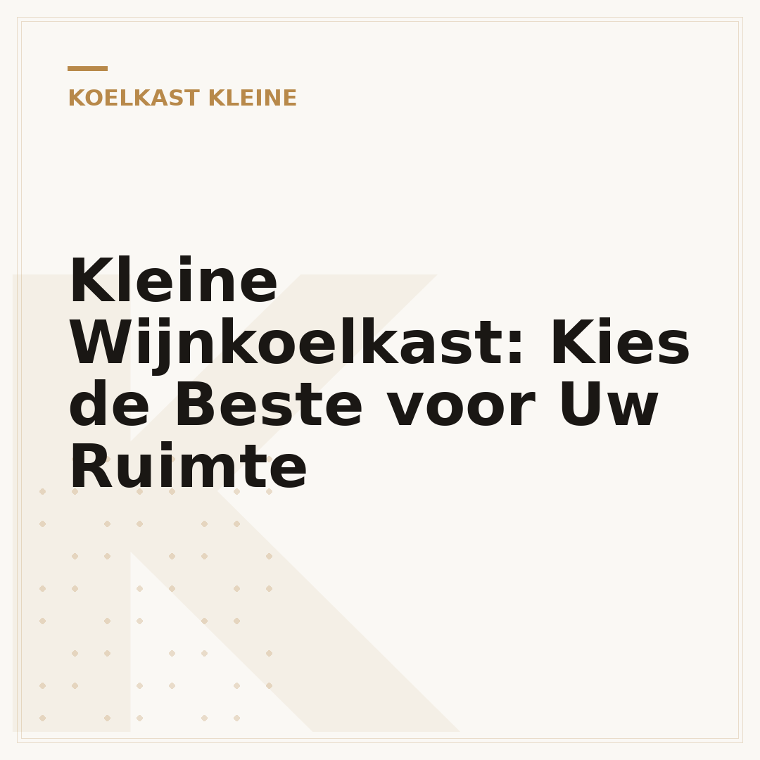 Kleine Wijnkoelkast: Kies de Beste voor Uw Ruimte