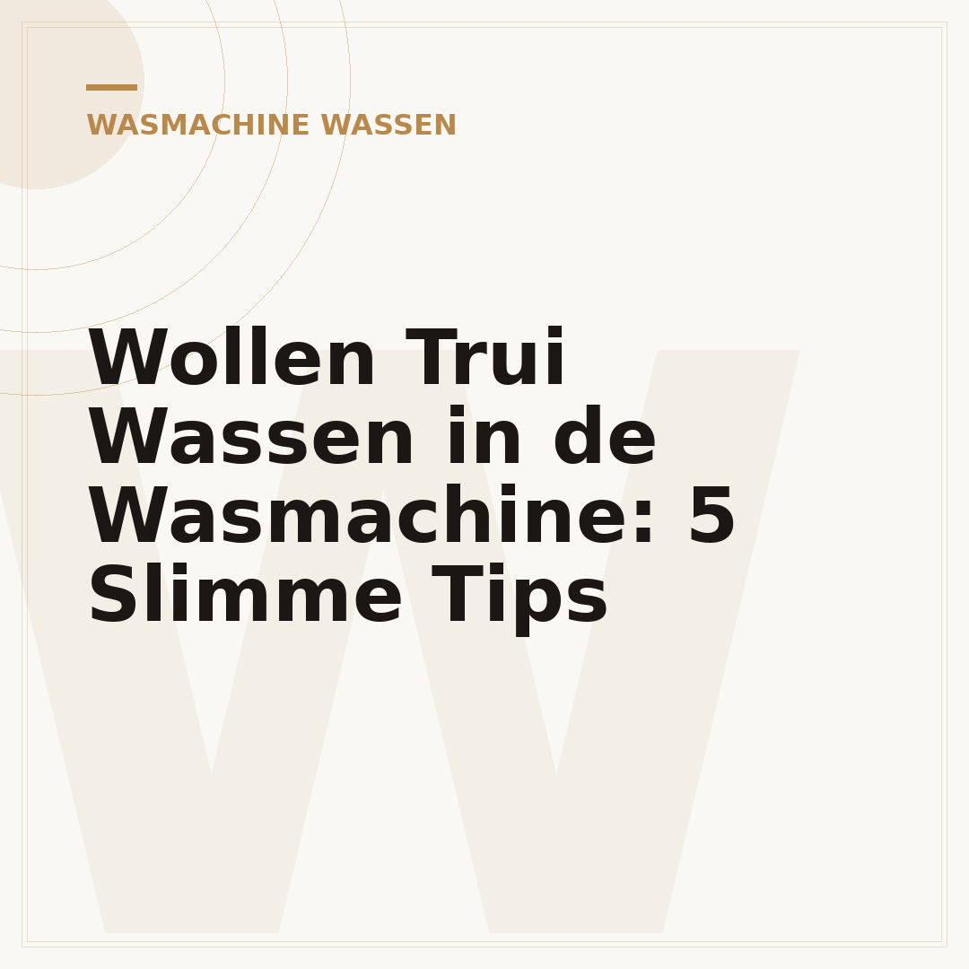 Wollen Trui Wassen in de Wasmachine: 5 Slimme Tips