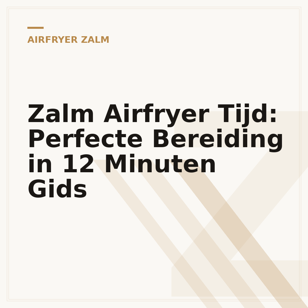 Zalm Airfryer Tijd: Perfecte Bereiding in 12 Minuten Gids