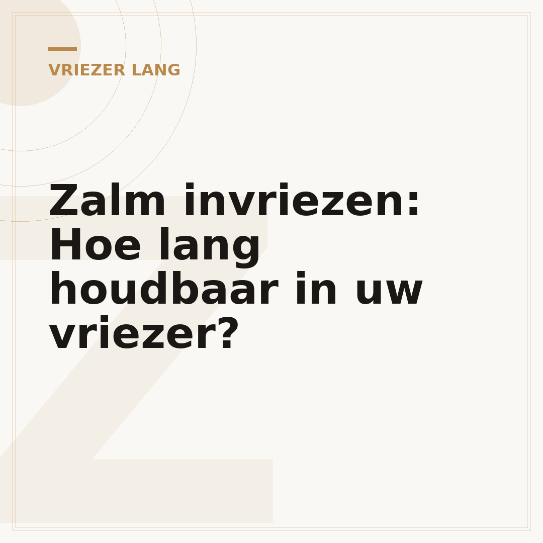 Zalm invriezen: Hoe lang houdbaar in uw vriezer?