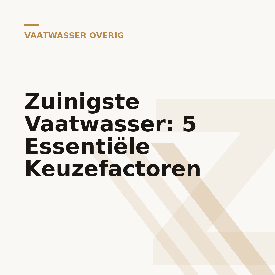 Zuinigste Vaatwasser: 5 Essentiële Keuzefactoren